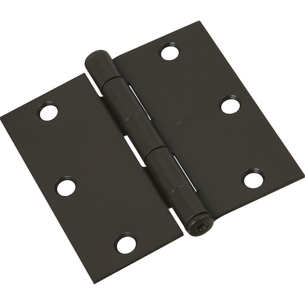 National 3-1/2 In. Square Oil Rubbed Bronze Door Hinge N830203 - main